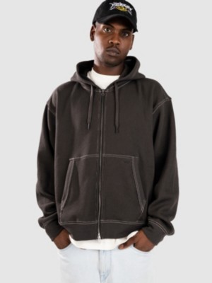 Polar Skate Zip Hoodie Skate Missing Pieces Zip-Up Hoodie Charcoal